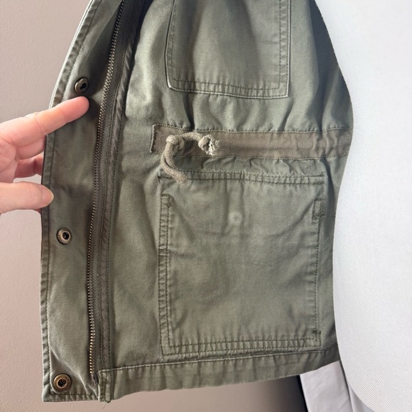 Madewell Green Utility Jacket with Adjustable Waist Size Small - Medium - Picture 7 of 15